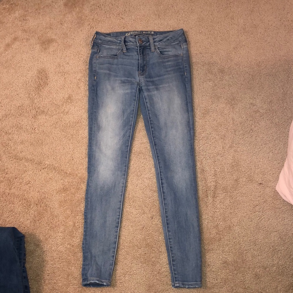 American Eagle super super stretch skinny jeans